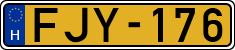 license plates of Hungary, Commercial vehicles (1990)