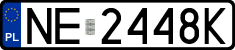 License plates of Poland, Regular car plates