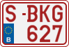 License plate of Belgium, Regular plates (2010)