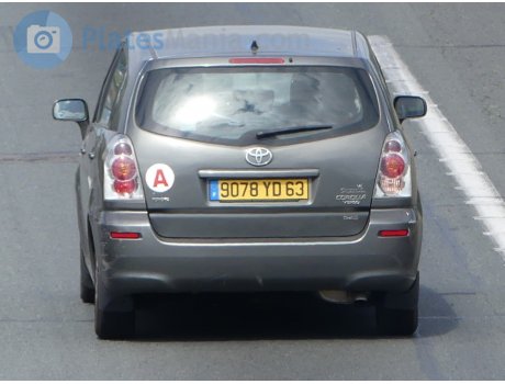 9078 YD 63, Toyota Corolla Verso