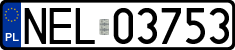 License plates of Poland, Regular car plates