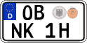 German license plate, Plates for oldtimers (type 