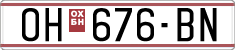 License plate of North Macedonia, Regular plates (1993)