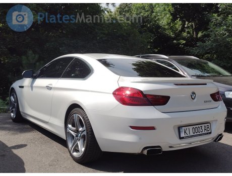 KI 0003 AB, BMW 6 Series