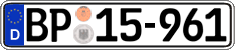German license plate, Authorities and federal agencies