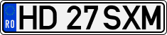 License plate of Romania, Regular plates