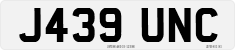 License plate of the United Kingdom, 1983 year system