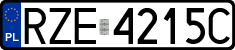 License plates of Poland, Regular car plates