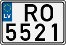 License plate of Latvia, Regular car plates