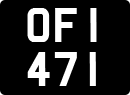 License plate of the United Kingdom, 1932 year system