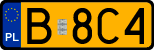 License plates of Poland, Oldtimers