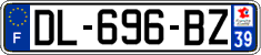 French license plate, SIV (ordinary)