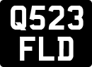 License plate of the United Kingdom, 1983 year system