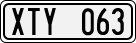 License plate of Sweden, Regular plates