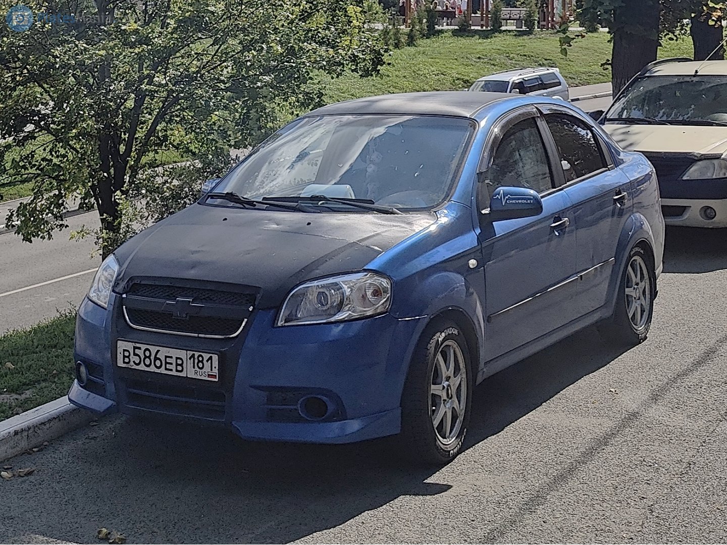 в 586 ев 181, Chevrolet Aveo 1st gen Sedan (T250), facelift, 2006–2016