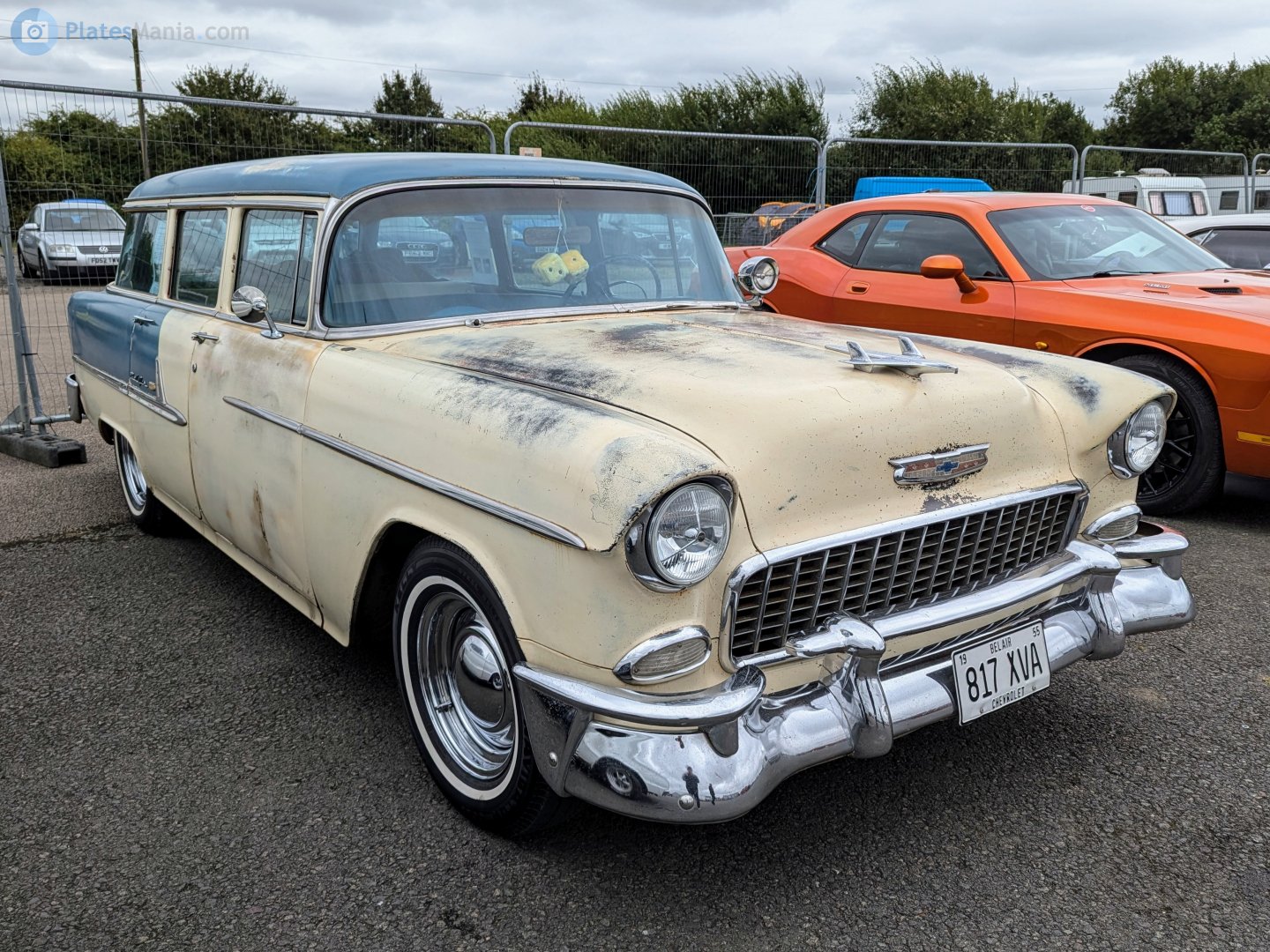 817XVA, Chevrolet Bel Air 2nd gen 1955 (Beauville) 5-door Station Wagon (2409; A-body), 1954–1955