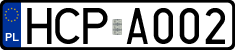 License plates of Poland, Authorities