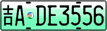 License plate of China, Electric vehicles