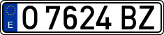License plates of Spain, 1971 year series