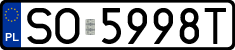 License plates of Poland, Regular car plates
