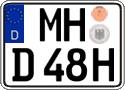 German license plate, Plates for oldtimers (type 