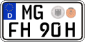 German license plate, Plates for oldtimers (type 
