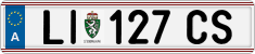 License plate of Austria, Regular plates
