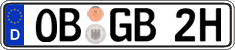 German license plate, Plates for oldtimers (type 