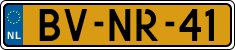 License plate of the Netherlands, Heavy Commercial Vehicles (1994 system)