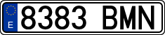 License plates of Spain, Ordinary (2000)