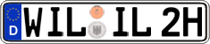 German license plate, Plates for oldtimers (type 