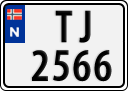 License plate of Norway, Trailers, motorcycles, special vehicles