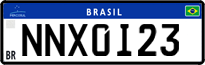 License plate of Brazil, Private owners (Mercosul)