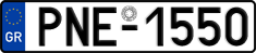 License plate of Greece, Cars