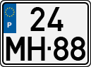 License plate of Portugal, Regular plates