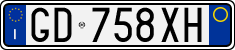 License plate of Italy, Cars (1994 year series)