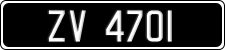 License plate of Ireland, Oldtimers