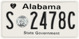 Alabama, State Government (S 12345)