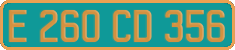 French license plate, Diplomatic
