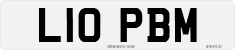 License plate of the United Kingdom, 1983 year system