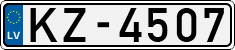 License plate of Latvia, Regular car plates