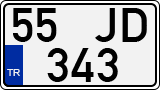 License plate of Turkey, Regular plates