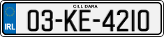 License plate of Ireland, Regular plates