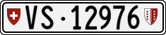 License plate of Switzerland, Cars