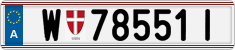 License plate of Austria, Regular plates