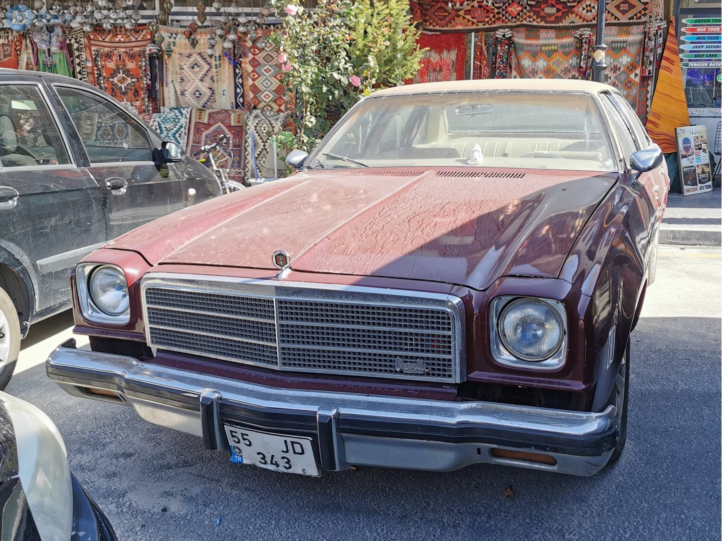 55 JD 343, Chevrolet Chevelle 3rd gen 1973 4-door Sedan (29; A-body), 1972–1973