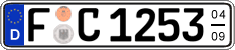 German license plate, Seasonal plates