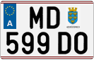 License plate of Austria, Regular plates