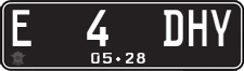 License plate of Indonesia, Regular plates