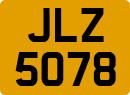 License plate of the United Kingdom, Northern Ireland (1966)
